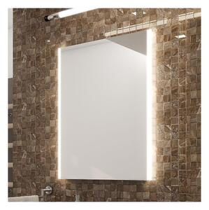 NIMCO ZP 11001 - Oglindă LED de baie cu iluminare de fundal, 6500K, 70 x 50 cm, IP44