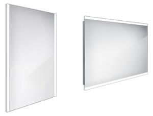 NIMCO ZP 11001 - Oglindă LED de baie cu iluminare de fundal, 6500K, 70 x 50 cm, IP44