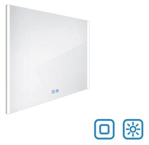 NIMCO ZP 11003VX - Oglindă LED pentru baie cu iluminare integrată, 3000-6500K, 70x80 cm, IP44