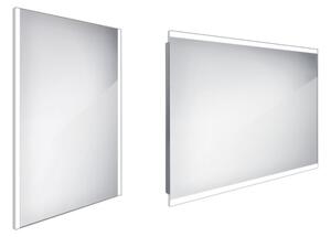 NIMCO ZP 11002 - Oglindă pentru baie cu iluminare LED din spate, 6500K, 80 x 60 cm, IP44