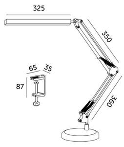 Lampă LED dimabilă de masă 2 în 1 USB TENUIX LED/14W/5V 3000-6000K alb