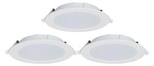 SET 3x corp de iluminat LED dimabil încastrat Aigostar MESH 15W/230V 2700K-6500K d. 17cm