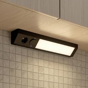 Arcchio Mitari lampă LED montare sub mobilă, negru, Negru, Camera de zi / sufragerie, Metal, Modern, Ansamblu de mobilier