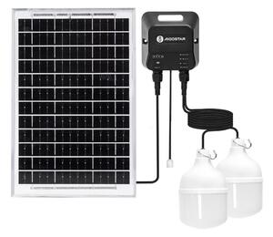 Lustră LED solară Aigostar 2xLED/35W/12V 6000 mAh 6500K d. 10 cm