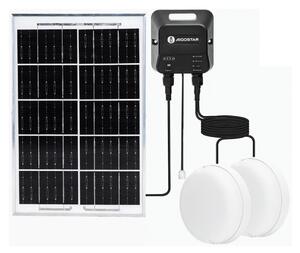 Corp de iluminat LED solar Aigostar 2xLED/35W/12V 6000 mAh 6500K d. 16,8 cm