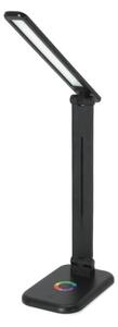 Lampă LED RGBW dimabilă de masă NOBLITE LED/7W/5V 3000/4000/6500K negru