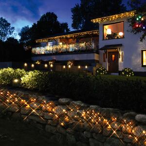 STAR TRADING Sistem 24 - ghirlandă extensie LED țurțuri, 2x1 m, Negru