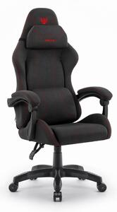 Scaun ergonomic tesatura pentru jocuri HC-1014 Roșu