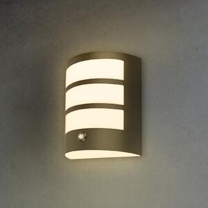 Briloner LED reîncărcabilă de perete pentru exterior 3793015, negru, dimabil, IP44, reglabil, Negru, Plastic, Modern
