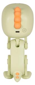 Veioză LED dimabilă de veghe cu ceas deșteptător pentru copii ROBOT LED/1W/5V 1200 mAh