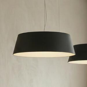 Lucande LED suspendat Belsar, negru, aluminiu, CCT, reglabil, Negru, Camera de zi / sufragerie, Aluminiu, Modern