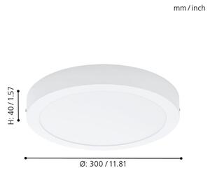 Eglo 78203 - Plafonieră LED FUEVA LED/22W/230V