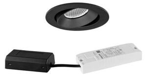 BRUMBERG BB35 DALI cutie conectare negru, reglabil, Negru, Camera de zi / sufragerie, Aluminiu, Corpuri de iluminat încastrate rotunde