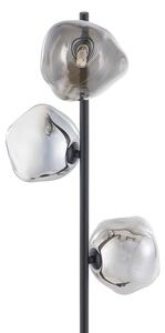 Brilagi - Lampă de podea VULCANO 3xG9/8W/230V negru/fumuriu