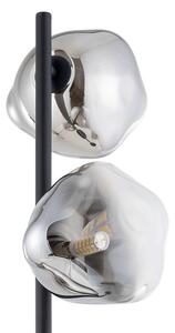 Brilagi - Lampă de podea VULCANO 3xG9/8W/230V negru/fumuriu