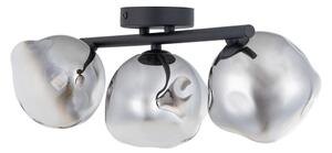 Brilagi - Lustru aplicat VULCANO 3xG9/8W/230V negru/negru fumuriu