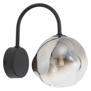 Brilagi - Lampă de perete VULCANO 1xG9/8W/230V negru/negru fumuriu