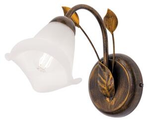 Abajur de rezervă din sticlă pentru lustră și lampă SISI E14 d. 13 cm alb