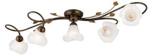 Lustră aplicată Orion DL 7-789/5 SISI 5xE14/40W/230V bronz/patină