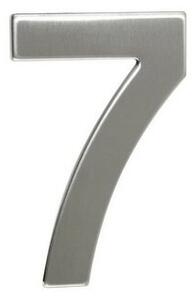 Număr inox de casă 7, 2D plat