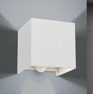 Aplică LED de exteror cu senzor Orion AL 11-1314 CUBE-S LED/13W/230V IP54 alb