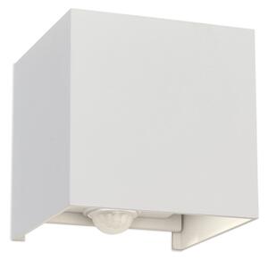 Aplică LED de exteror cu senzor Orion AL 11-1314 CUBE-S LED/13W/230V IP54 alb