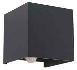 Aplică LED de exteror cu senzor Orion AL 11-1314 CUBE-S LED/13W/230V IP54 antracit