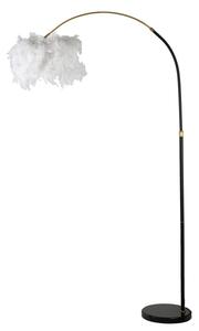 Mauro Ferretti Lampa De Podea Alb Si Negru cm 100X150-180 | Aosom Romania