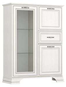 Vitrina TIFFANY II, grej, PAL, 94x37x125 cm