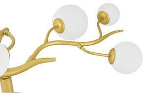 Lustră LED aplicată Brilagi MISTEL 9xG9/3W/230V auriu/alb