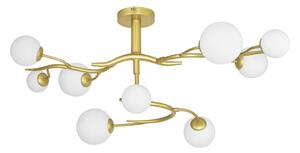 Lustră LED aplicată Brilagi MISTEL 9xG9/3W/230V auriu/alb