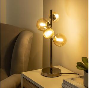 Brilagi - Lampă de masă LED MILLA 4xG9/3W/230V negru cromat/auriu