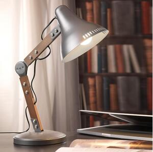 Lampă de masă ONLI ARCHITETTO 1xE27/22W/230V 62 cm gri/maro