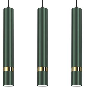 Lustră pe cablu Brilagi POKER 3xGU10/25W/230V verde