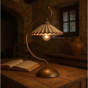 Lampă de masă ONLI ROSINA 1xE14/6W/230V bronz