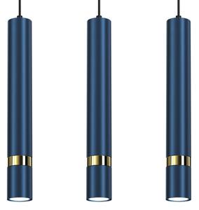 Candelabru cu cablu JOKER, 3x GU10, 25W, 230V, albastru/auriu