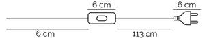 Lampă de masă ONLI ROSINA 1xE14/6W/230V bronz