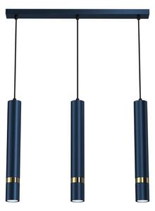 Candelabru cu cablu JOKER, 3x GU10, 25W, 230V, albastru/auriu