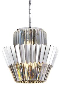 Lustră pe lanț DONNA 9xE14/40W/230V d. 45 cm crom mat