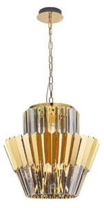 Lustră pe lanț DONNA 9xE14/40W/230V d. 45 cm auriu