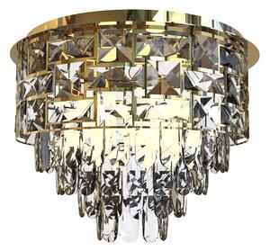 Plafonieră LUXURIA 9xE14/40W/230V d. 48 cm auriu