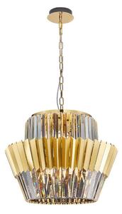 Lustră pe lanț DONNA 12xE14/40W/230V d. 55 cm auriu