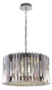 Lustră pe lanț RITZ 12xE14/40W/230V d. 54 cm crom lucios
