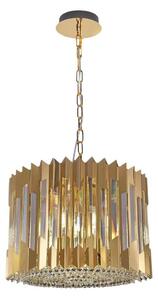 Lustră pe lanț RITZ 7xE14/40W/230V d. 42 cm auriu