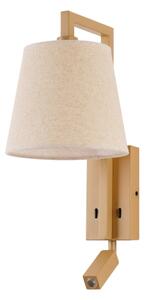 Lampă LED de perete Brilagi RAYA 1xE14/40W/230V + LED/3W in/bej