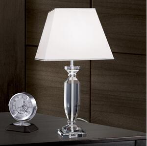 Lampă de cristal de masă Orion LA 4-1207 POKAL 1xE27/60W/230V alb/transparent