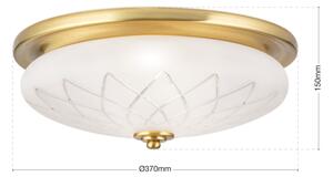 Plafonieră Orion DL 7-791/37 PORTO 2xE27/40W/230V d. 37 cm auriu