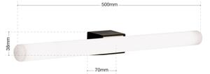 Aplică LED Orion Soff 3-484 VISAGIST 1xS14d/8W/230V negru