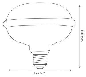 Bec LED DECO VINTAGE FILAMENT UFO130 E27/4W/230V 1800K