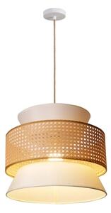 Lustră pe cablu GRENADA 1xE27/20W/230V d. 40 cm bej